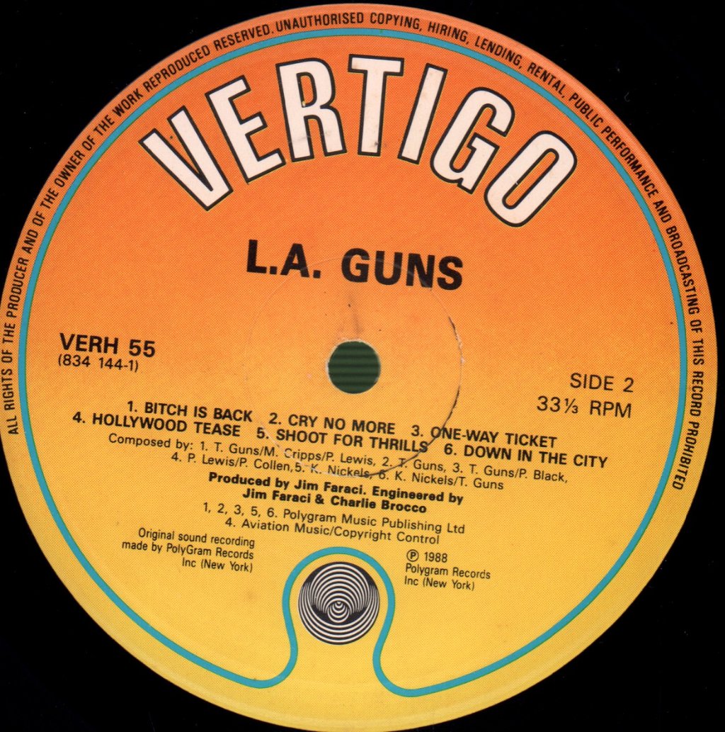 LA Guns - La Guns - Lp