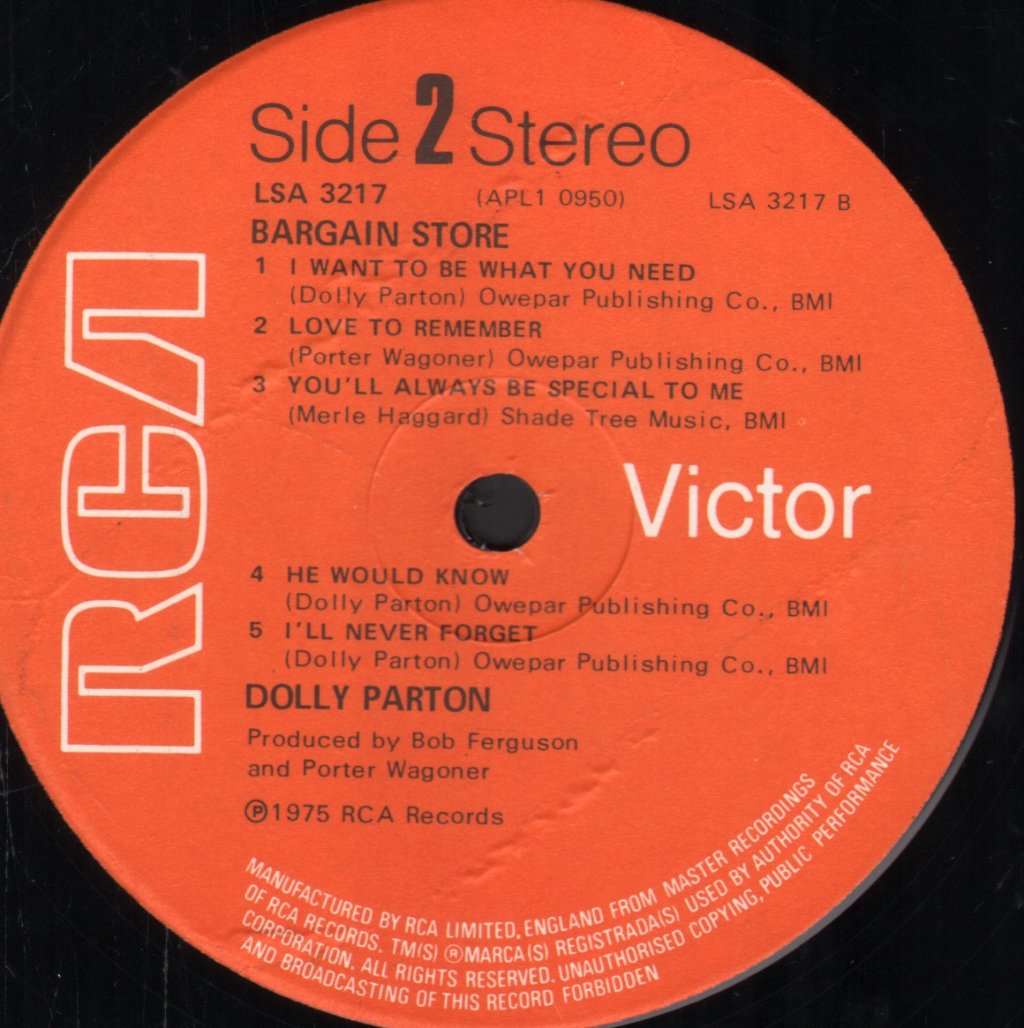 Dolly Parton - Bargain Store - Lp