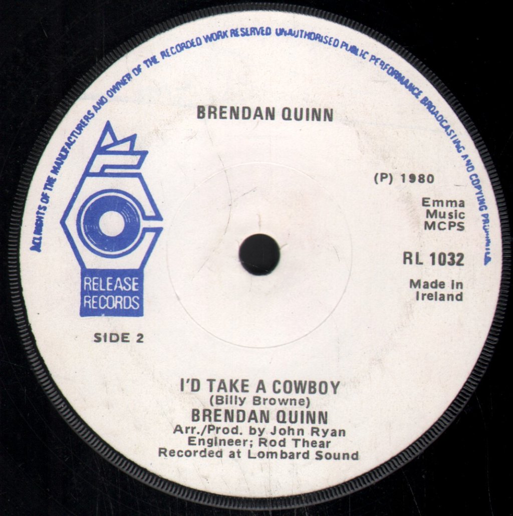 Brendan Quinn - Mama's Angels - 7 Inch