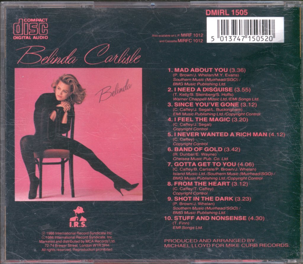 Belinda Carlisle - Belinda - Cd