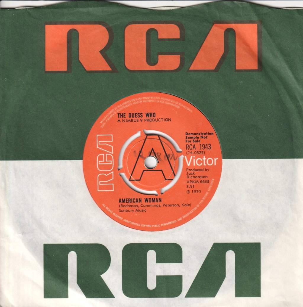 Guess Who - American Woman - 7 Inch