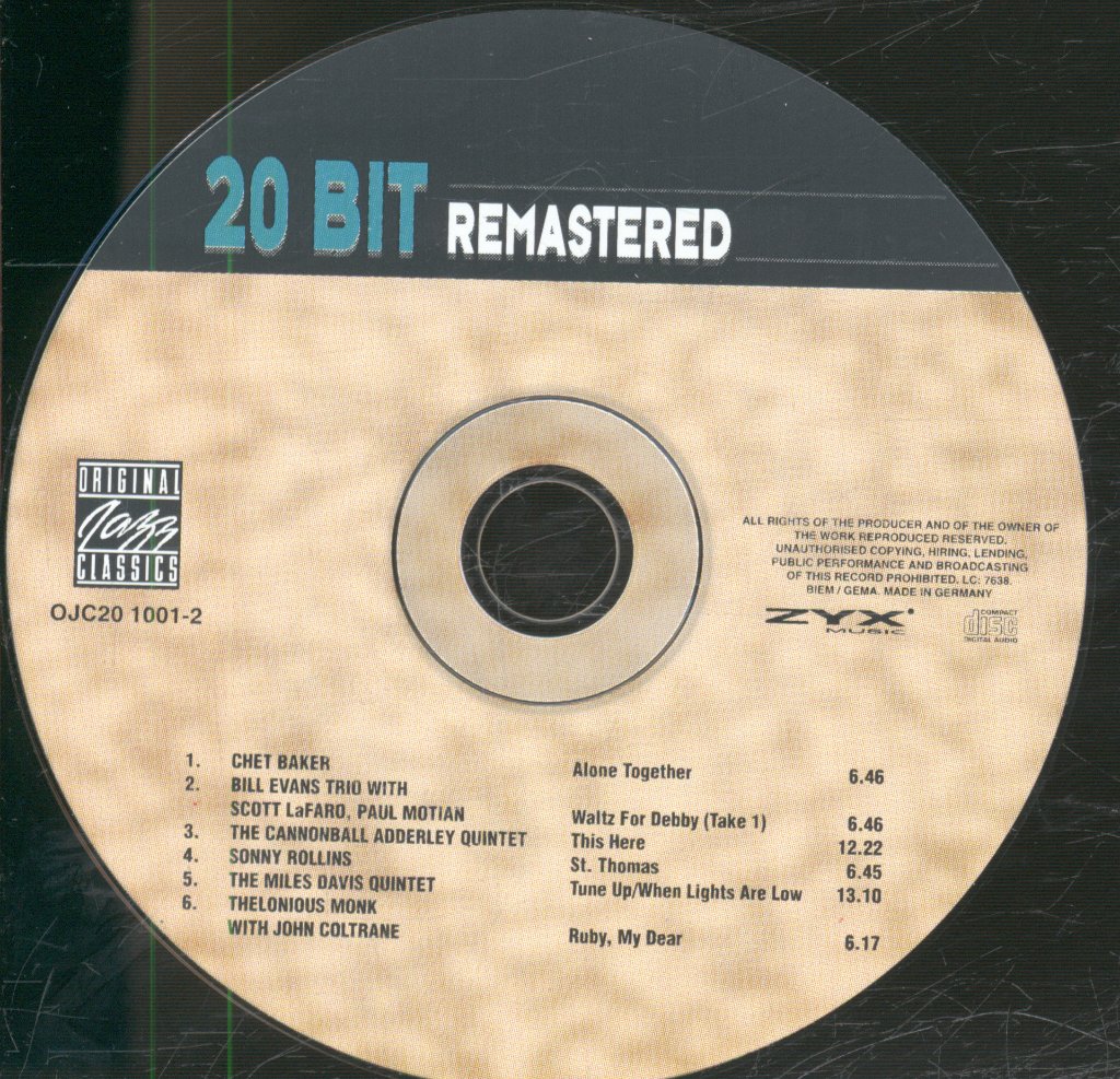 Various Artists - Original Jazz Classics 20 Bit Remastered - Cd
