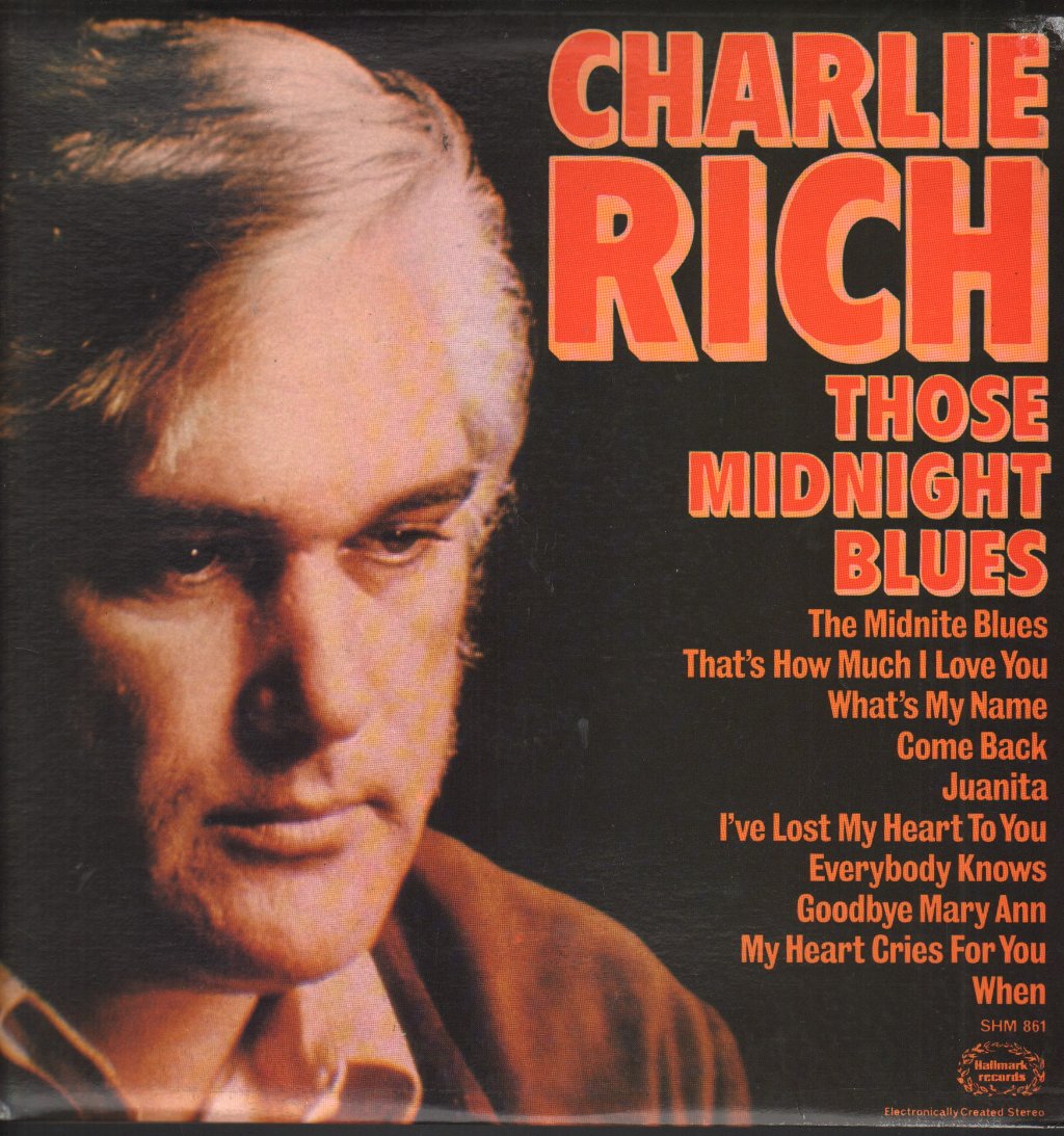 Charlie Rich - Those Midnight Blues - Lp