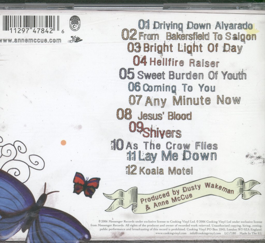 Anne McCue - Koala Motel - Cd