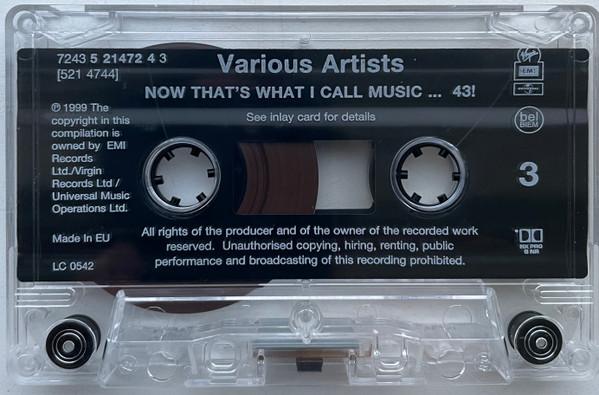 Various Artists - Now That’s What I Call Music! 43 - Cassette