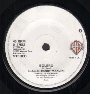 Henry Mancini - Bolero - 7 Inch