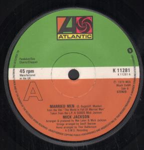 Mick Jackson - Married Men - 7 Inch