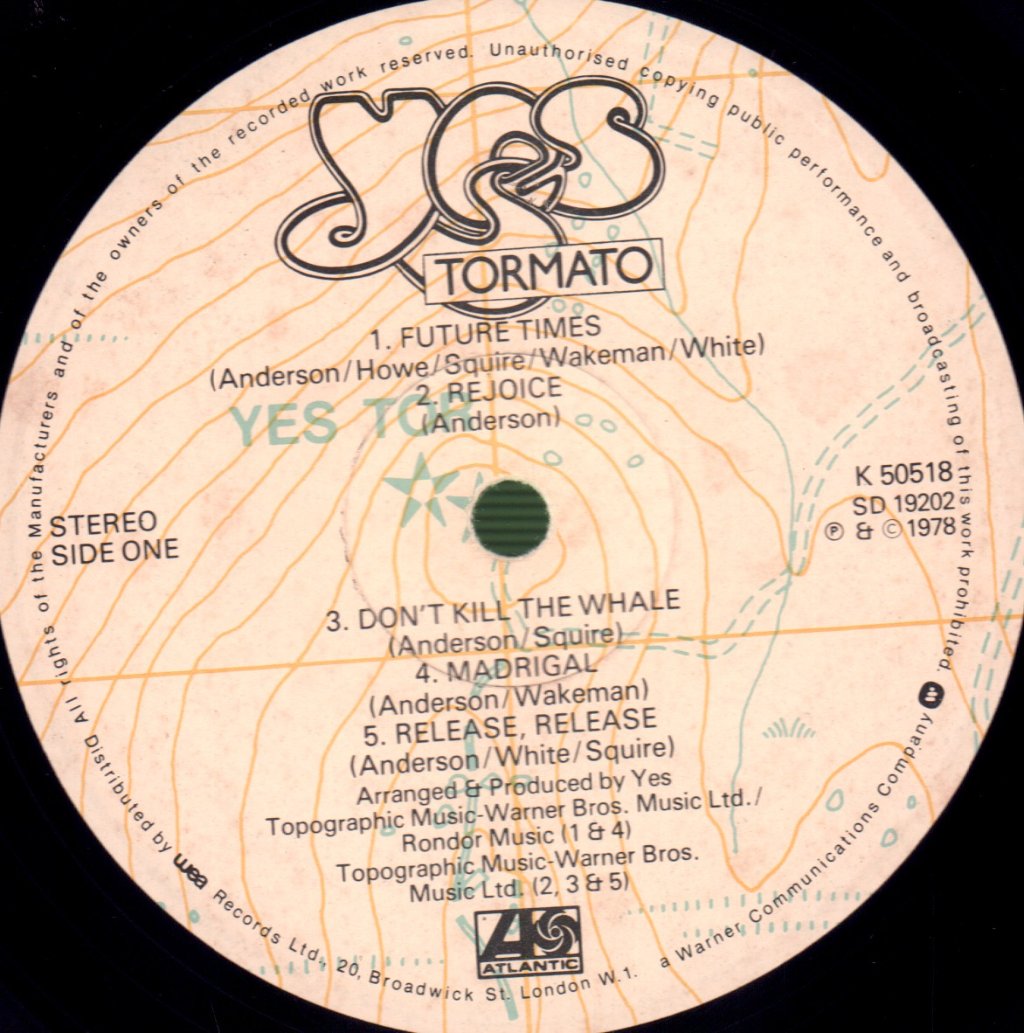 Yes - Tormato - Lp