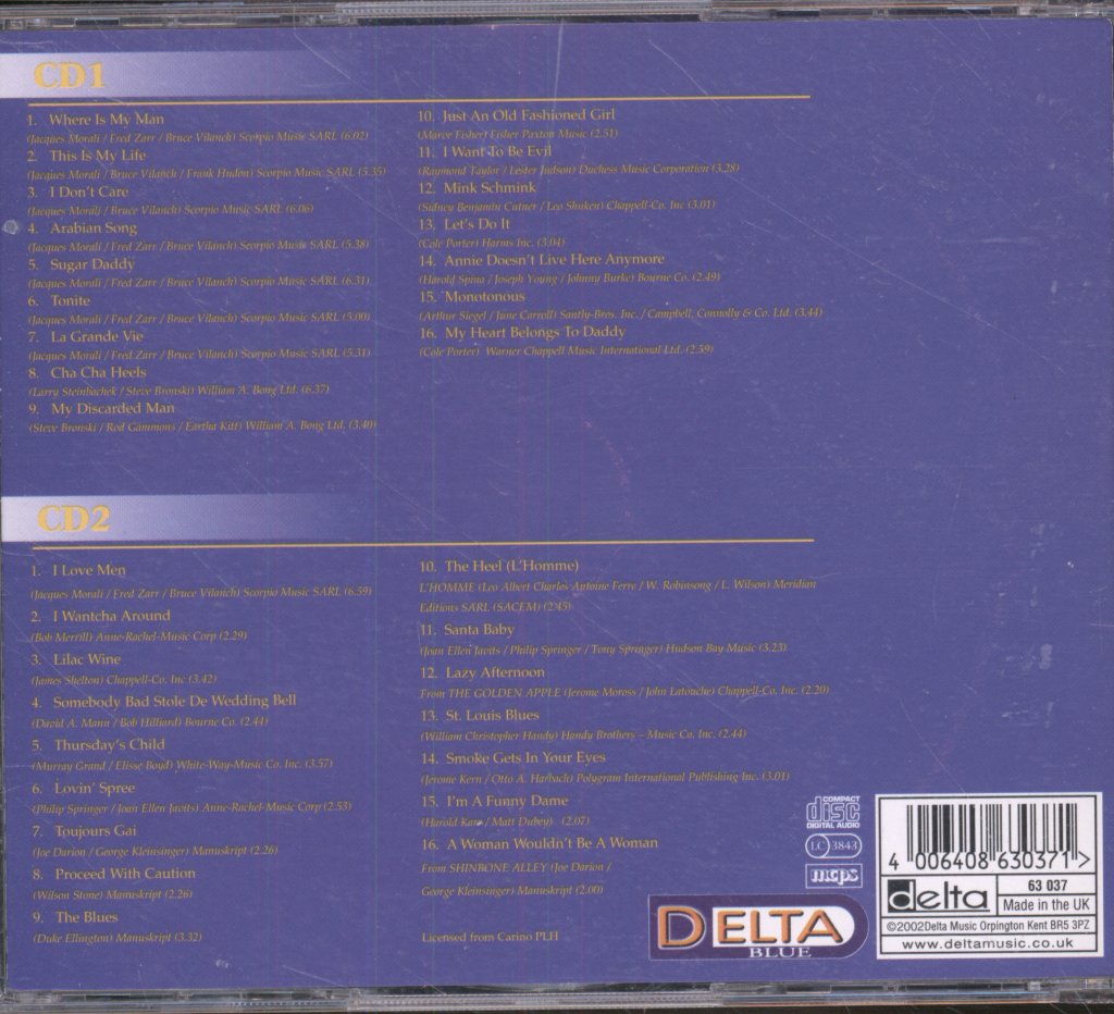 Eartha Kitt - Collection - Double Cd