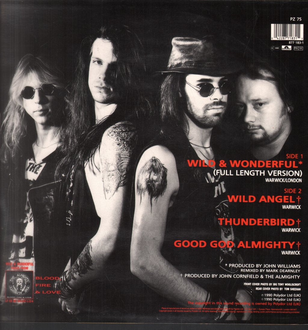 Almighty - Wild And Wonderful - 12 Inch