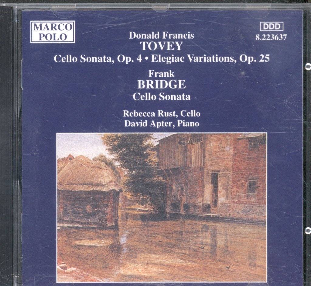 Rebecca Rust and David Aptor - Tovey / Bridge - Cello Sonatas - Cd