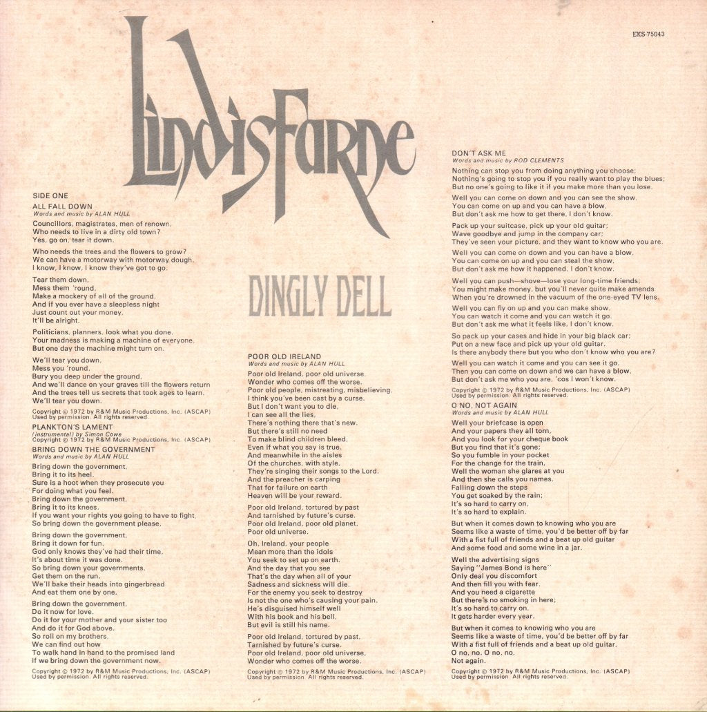 Lindisfarne - Dingly Dell - Lp