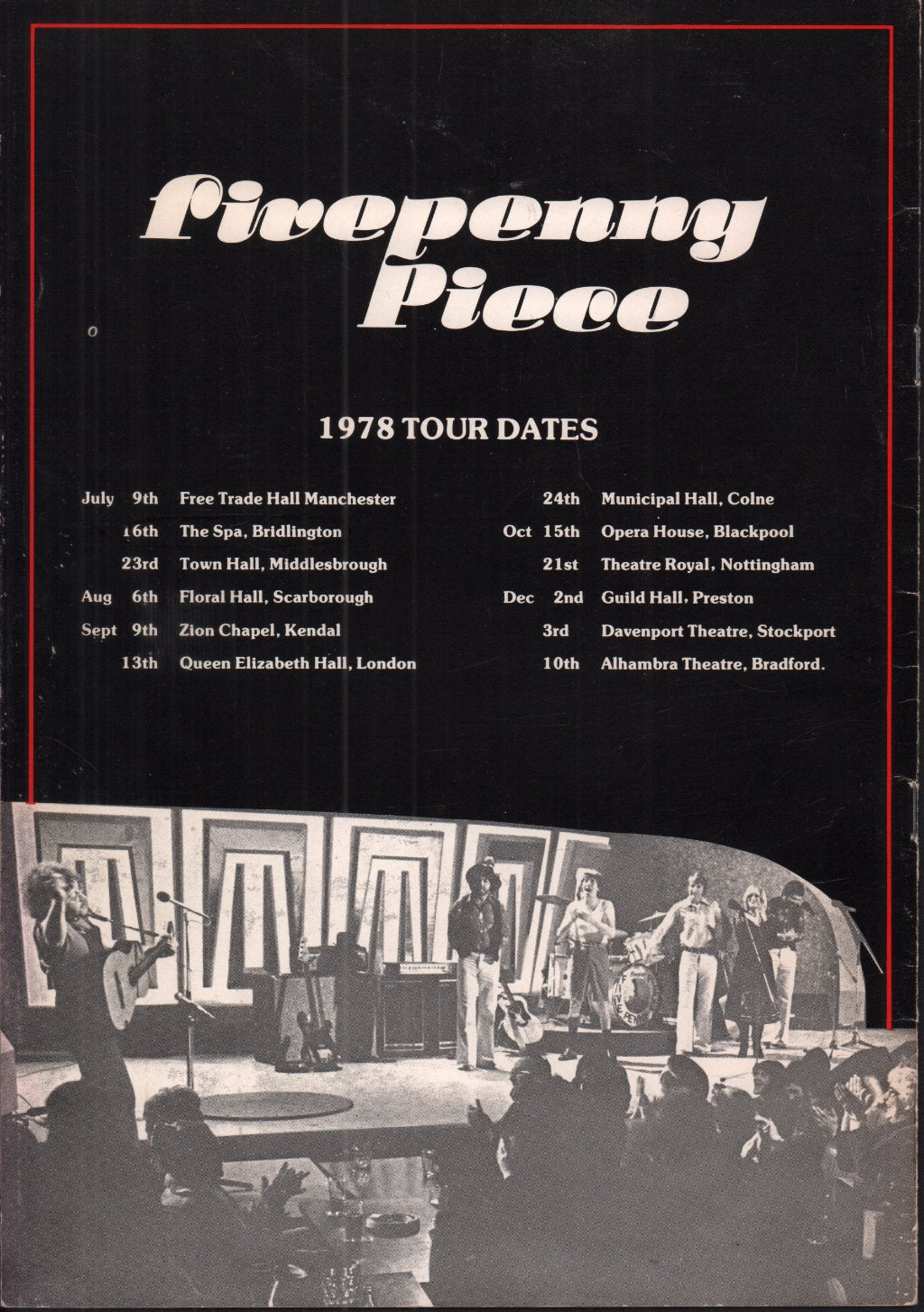 Fivepenny Piece - in concert - Tour Programme