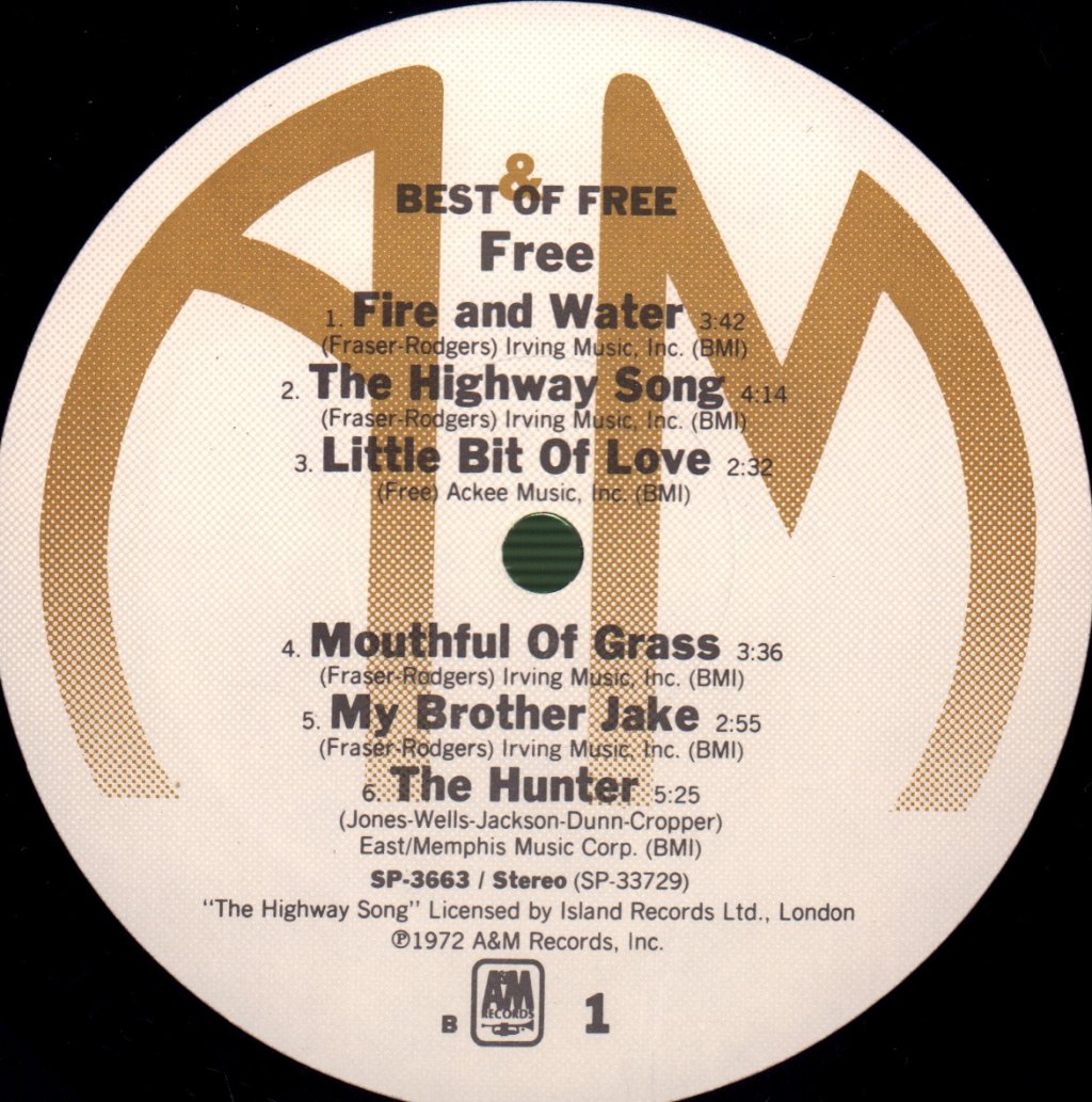 Free - Best Of Free - Lp