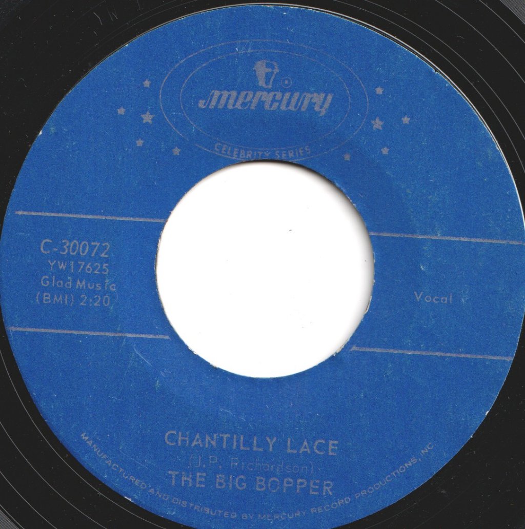 Big Bopper - Chantilly Lace / Big Bopper's Wedding - 7 Inch