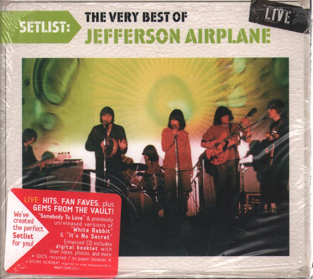 Jefferson Airplane - Setlist: The Very Best Of Jefferson Airplane Live - Cd