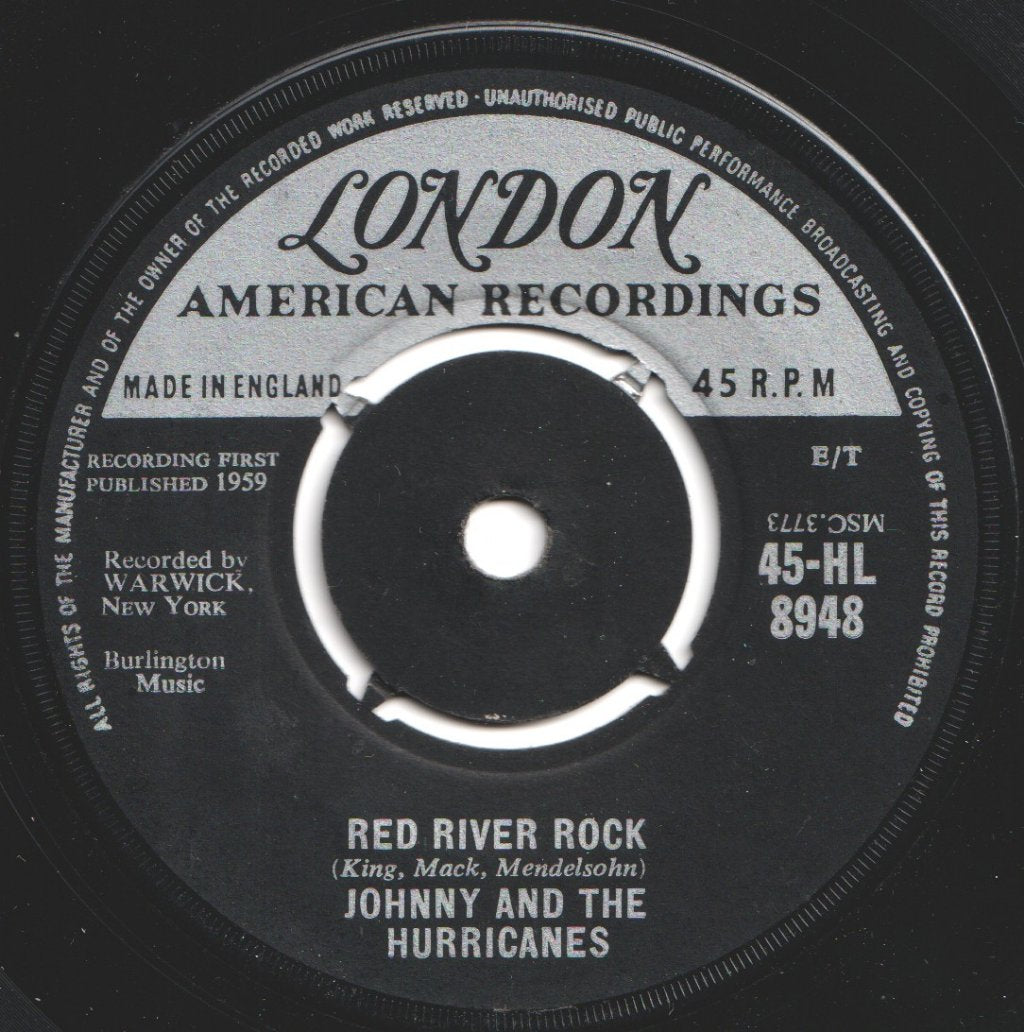Johnny And The Hurricanes - Red River Rock - 7 Inch