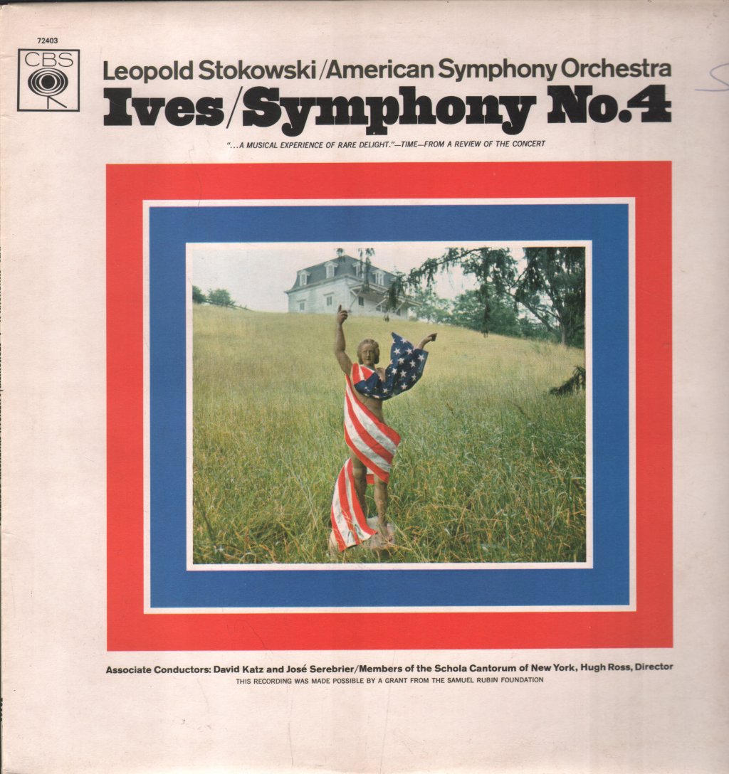 Leopold Stokowski / American Symphony Orchestra - Ives - Symphony No. 4 - Lp