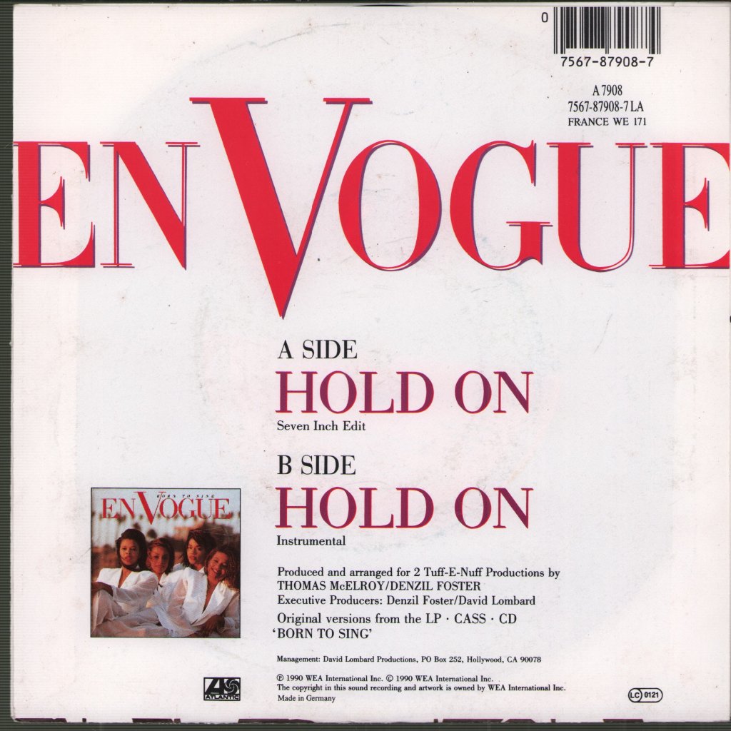 En Vogue - Hold On - 7 Inch