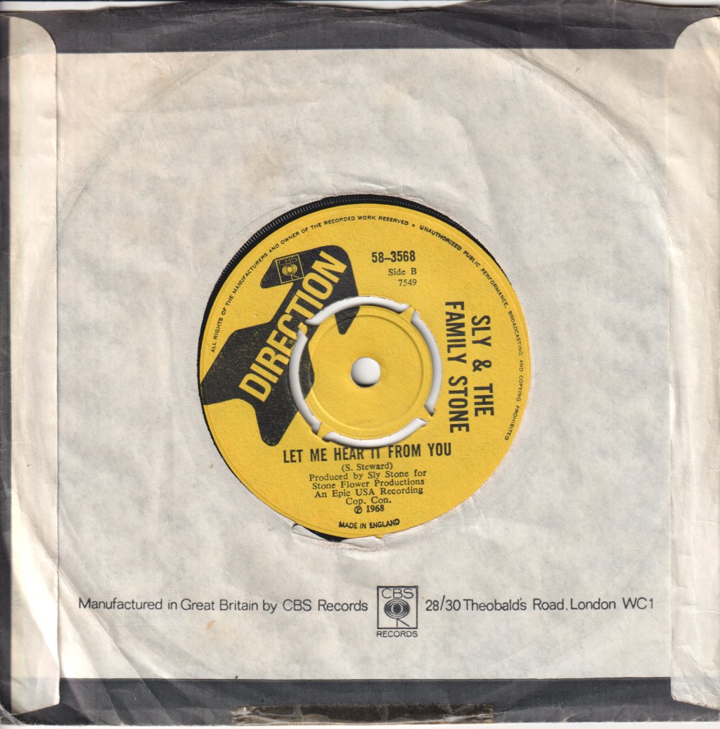 Sly And The Family Stone - Dance To The Music - 7 Inch