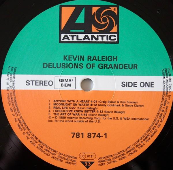 Kevin Raleigh - Delusions Of Grandeur - Lp