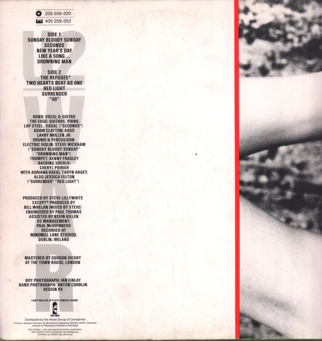 U2 - War - Lp