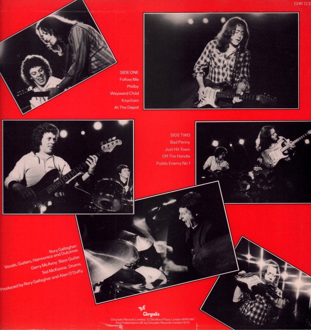 Rory Gallagher - Top Priority - Lp