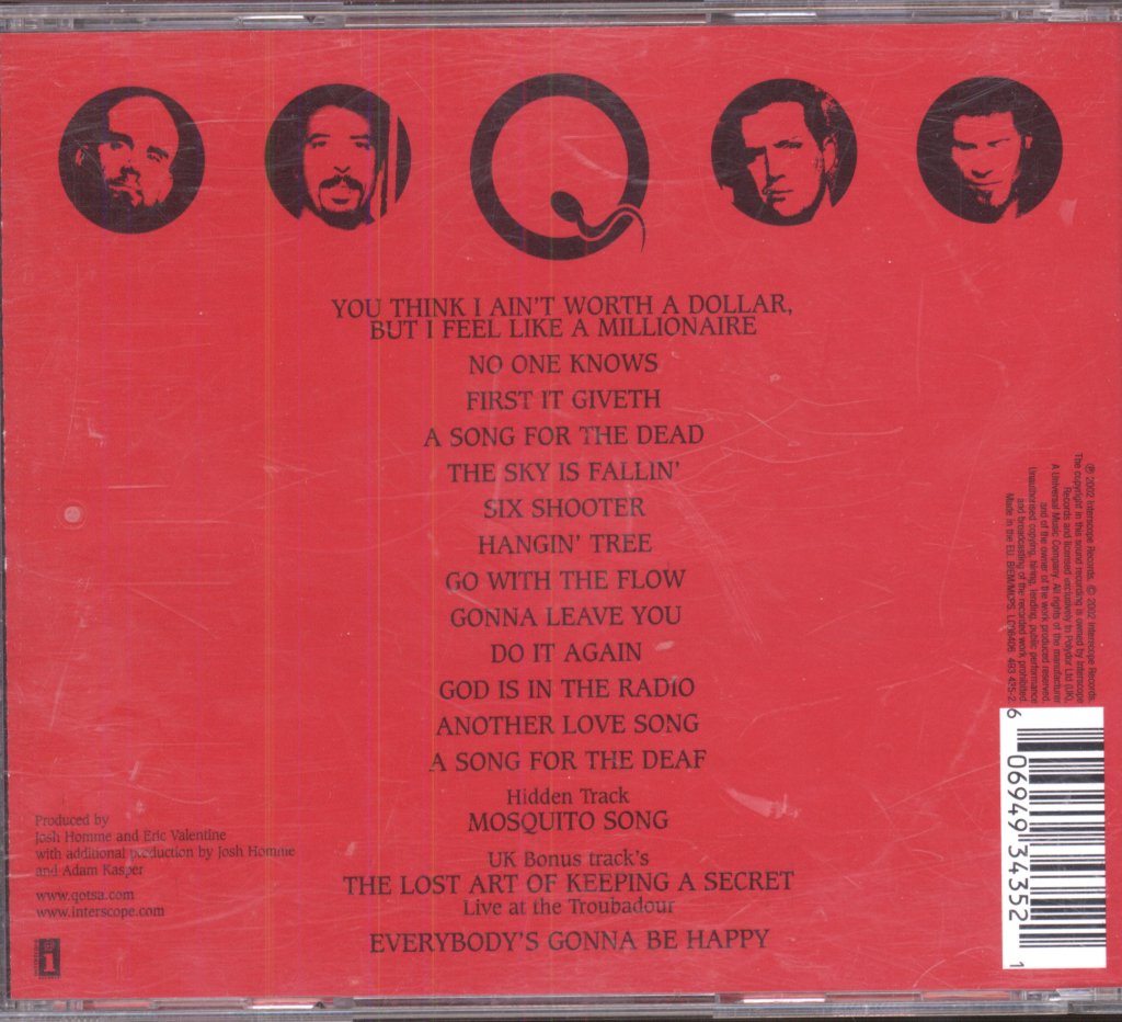 Queens Of The Stone Age - Songs For The Deaf - Cd