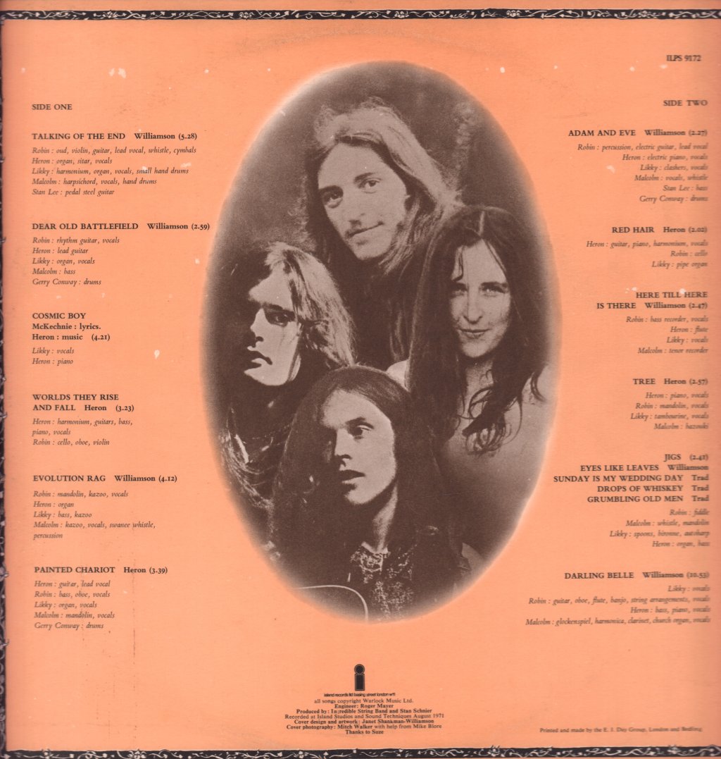 Incredible String Band - Liquid Acrobat As Regards The Air - Lp