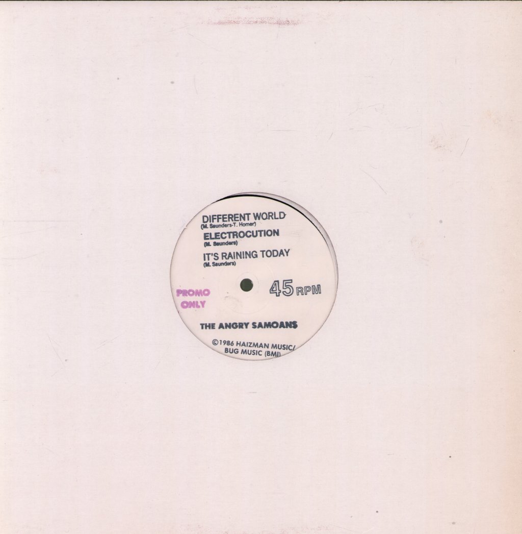 Angry Samoans - Different World - 12 Inch