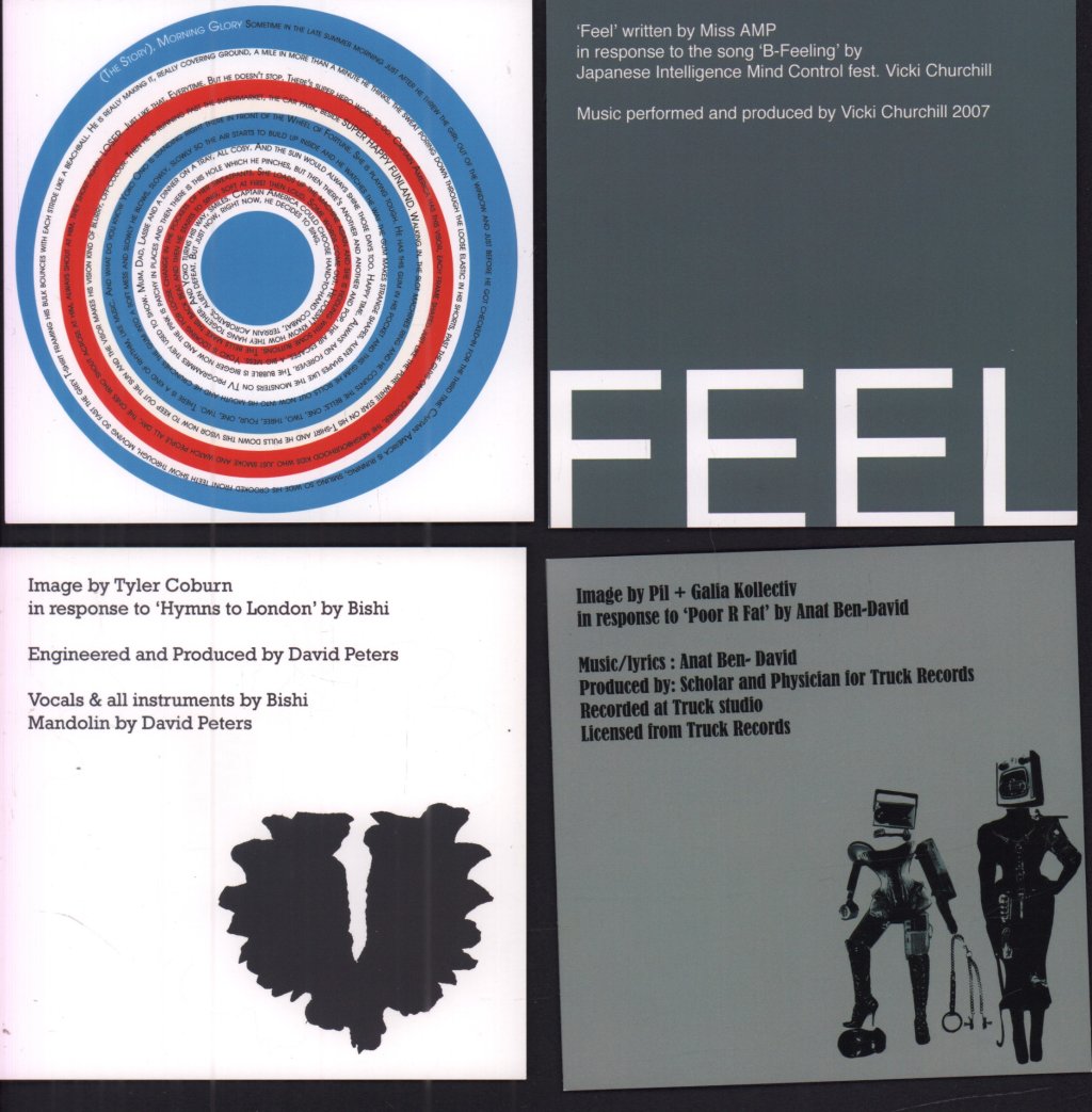 Various Artists - Anat Ben-David / Bishi / Japanese Intelligence Mind Control / Planningtorock - 7 Inch