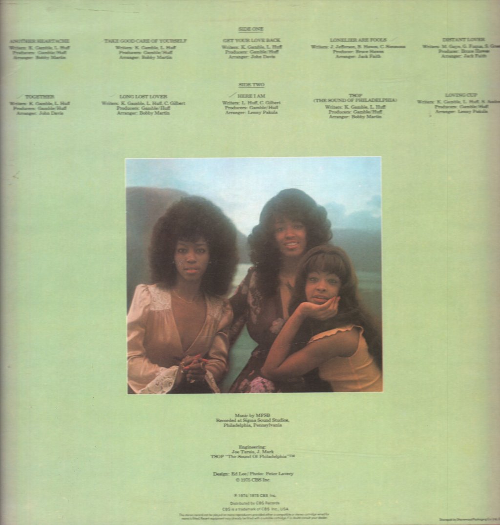 Three Degrees - Take Good Care Of Yourself - Lp