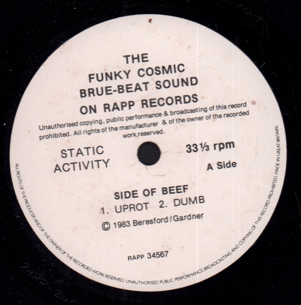 Static Activity - In The Land Of Zing Ep - 7 Inch