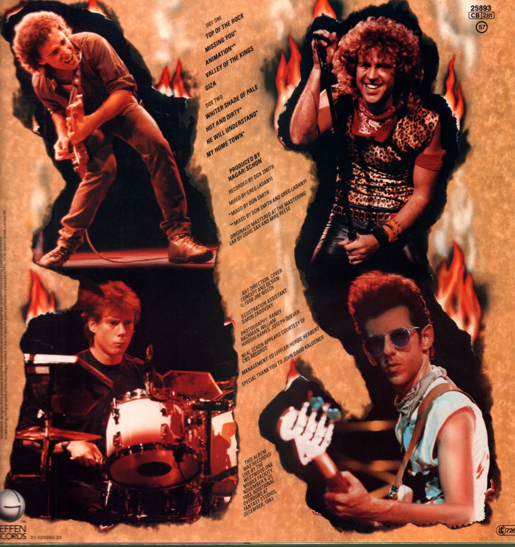 Hagar Schon Aaronson Shrieve - Through The Fire - Lp