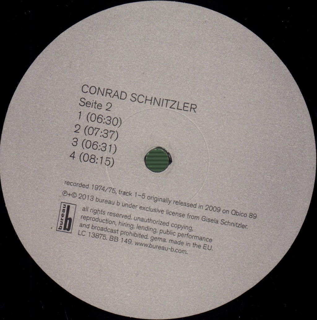 Conrad Schnitzler - Silver - Lp