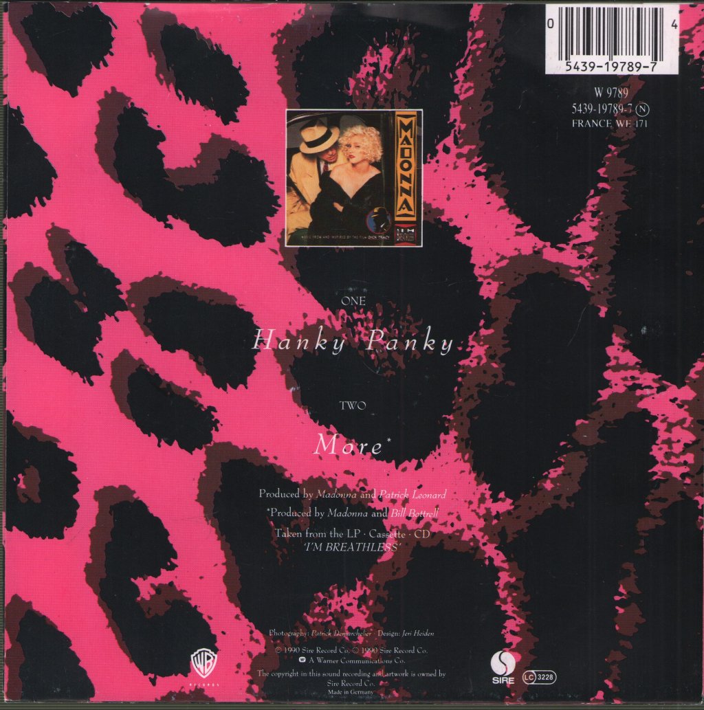 Madonna - Hanky Panky - 7 Inch