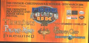 Prog Power Uk - Cheltenham Racecourse 25Th March 2006 - Sticker