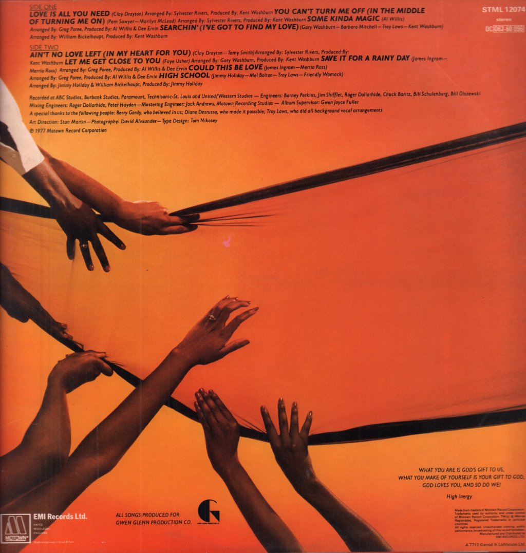 High Inergy - Turnin' On - Lp