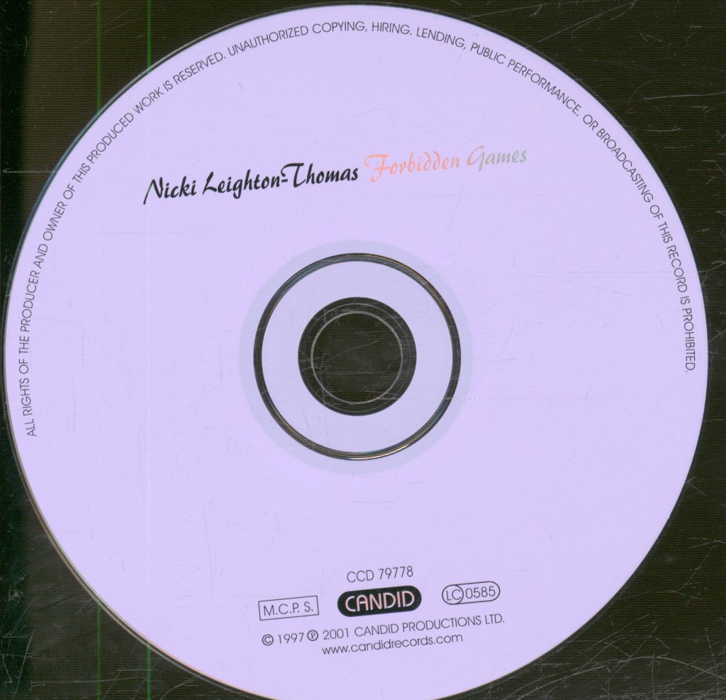 Nikki Leighton-Thomas - Forbidden Games - Cd
