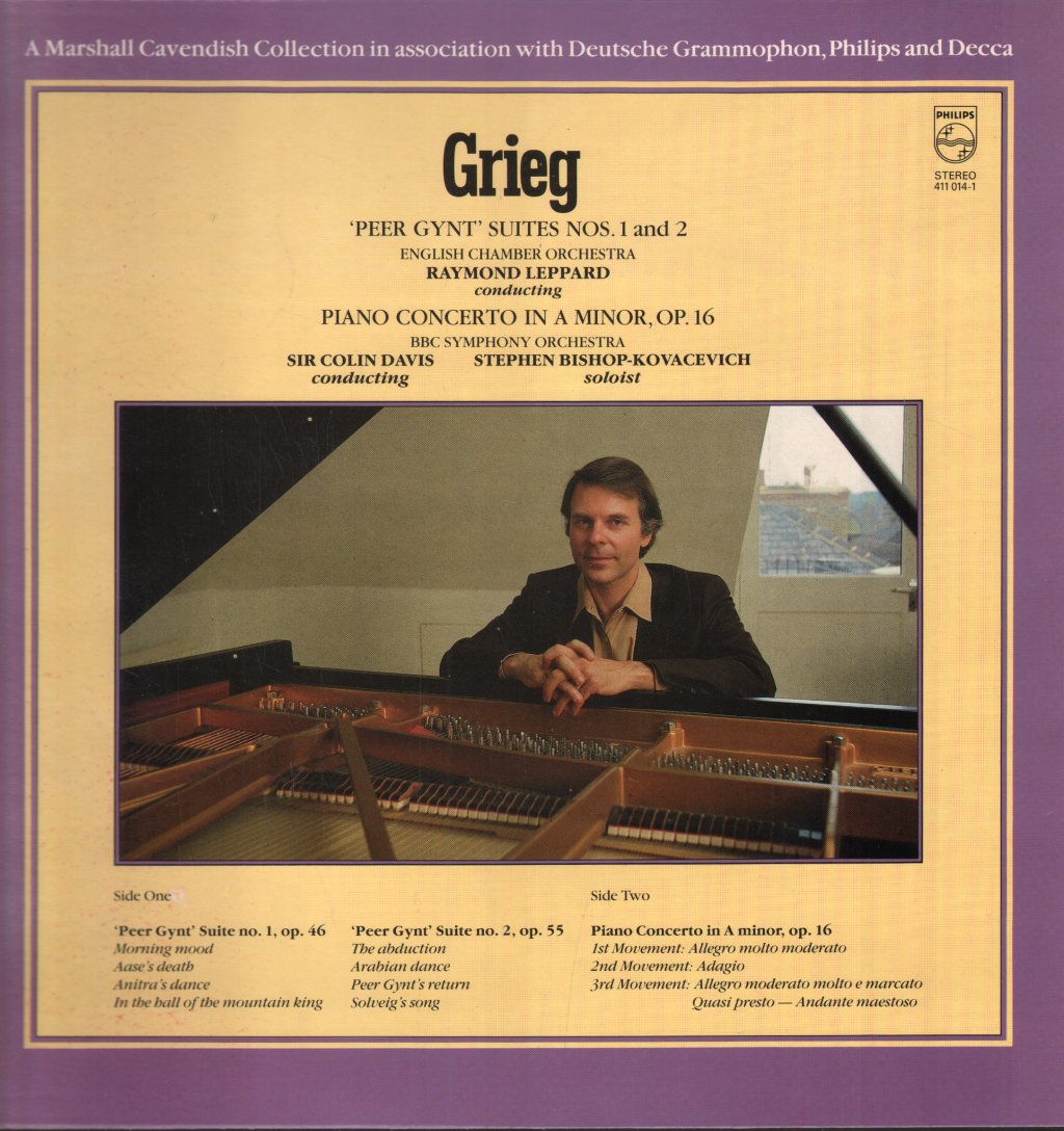 Raymond Leppard / English Chamber Orchestra - Grieg - Peer Gynt Suites Nos.1 And 2 - Lp