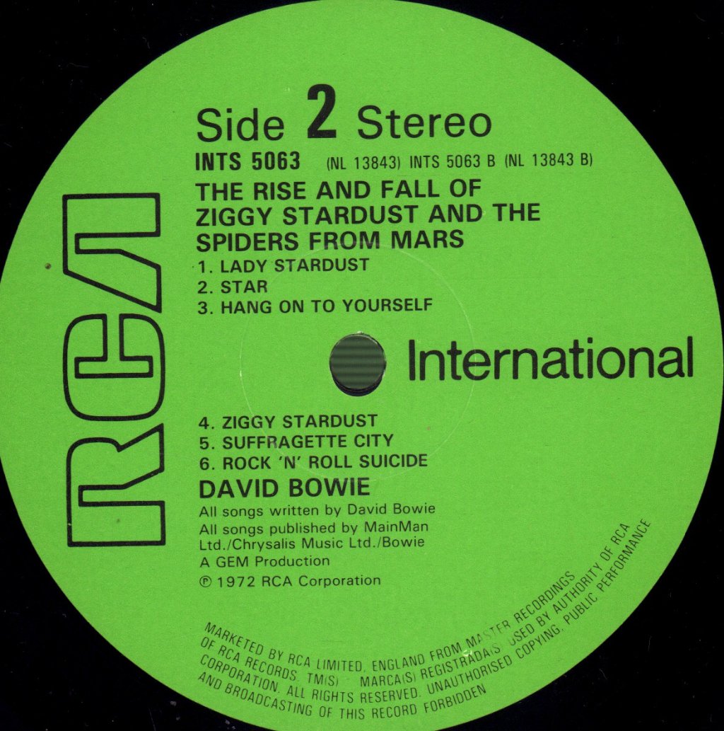 David Bowie - Ziggy Stardust - Lp