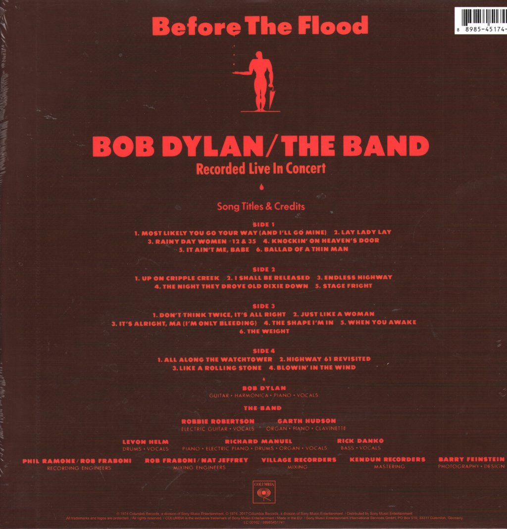 Bob Dylan and The Band - Before The Flood - Double Lp