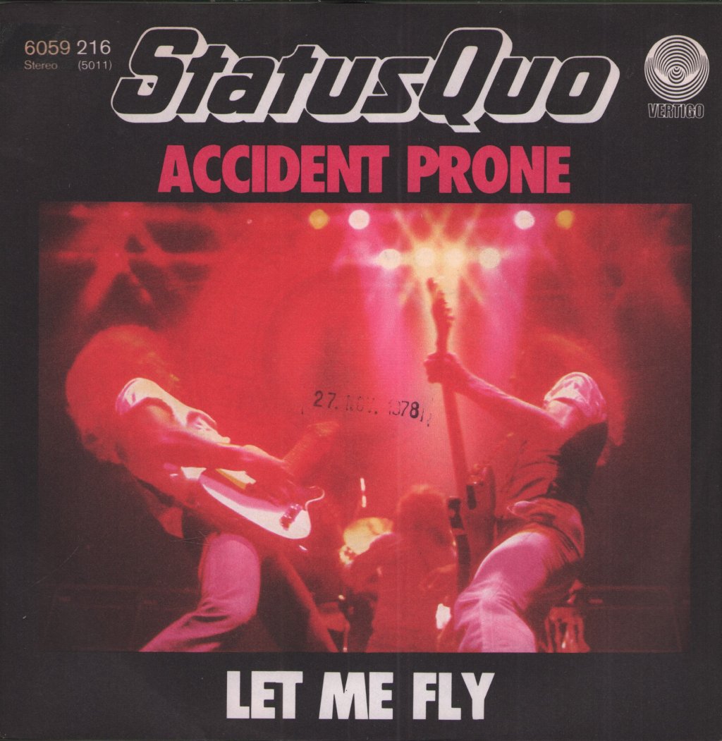Status Quo - Accident Prone - 7 Inch