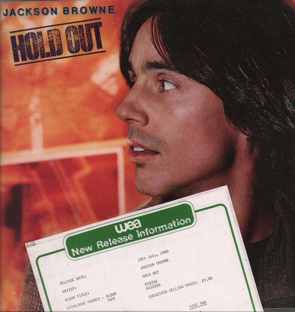 Jackson Browne - Hold Out - Lp