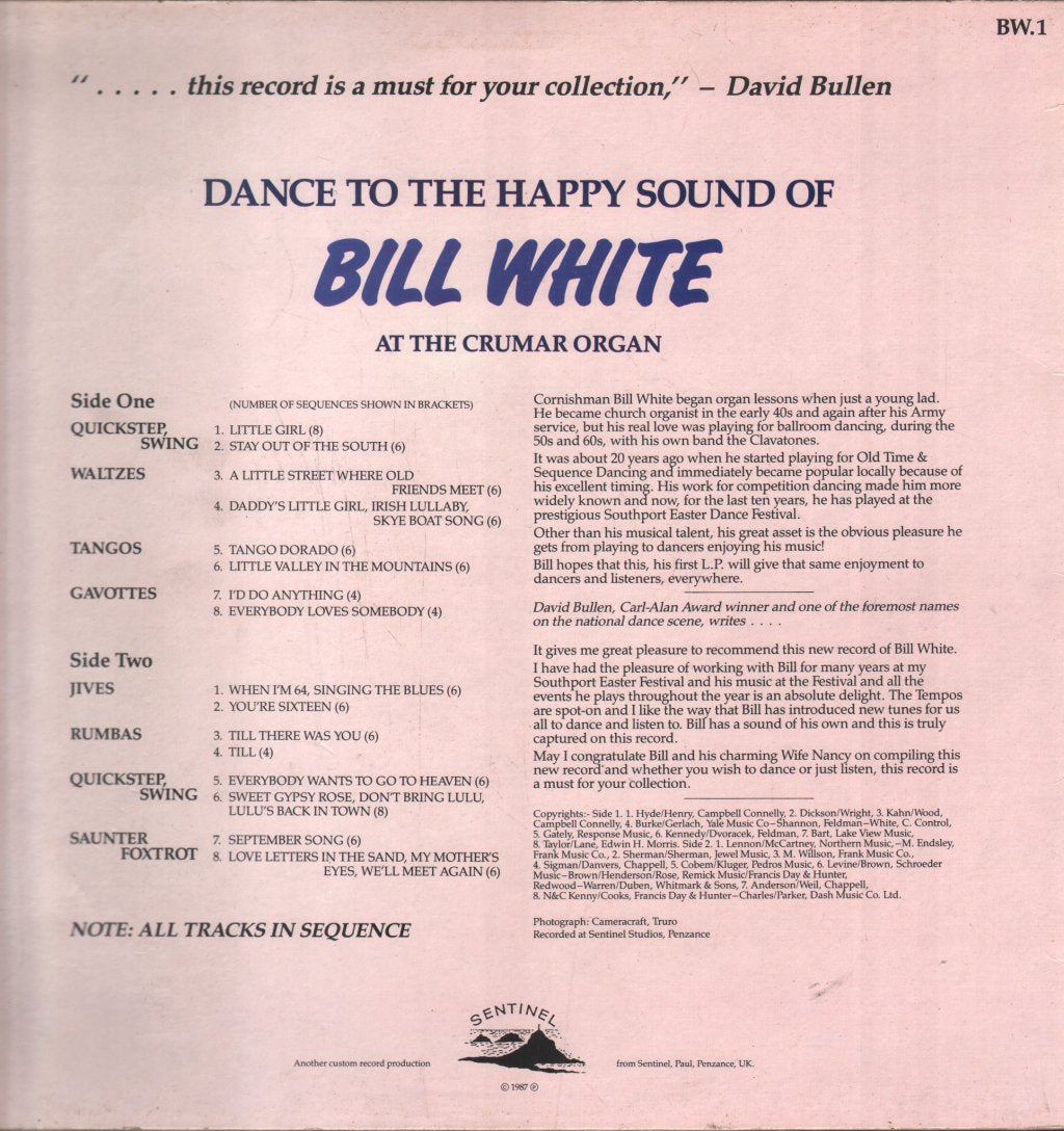 Bill White - Dance To The Happy Sound of Bill White - Lp