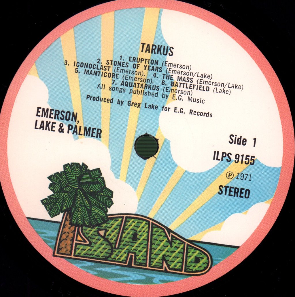 Emerson Lake And Palmer - Tarkus - Lp