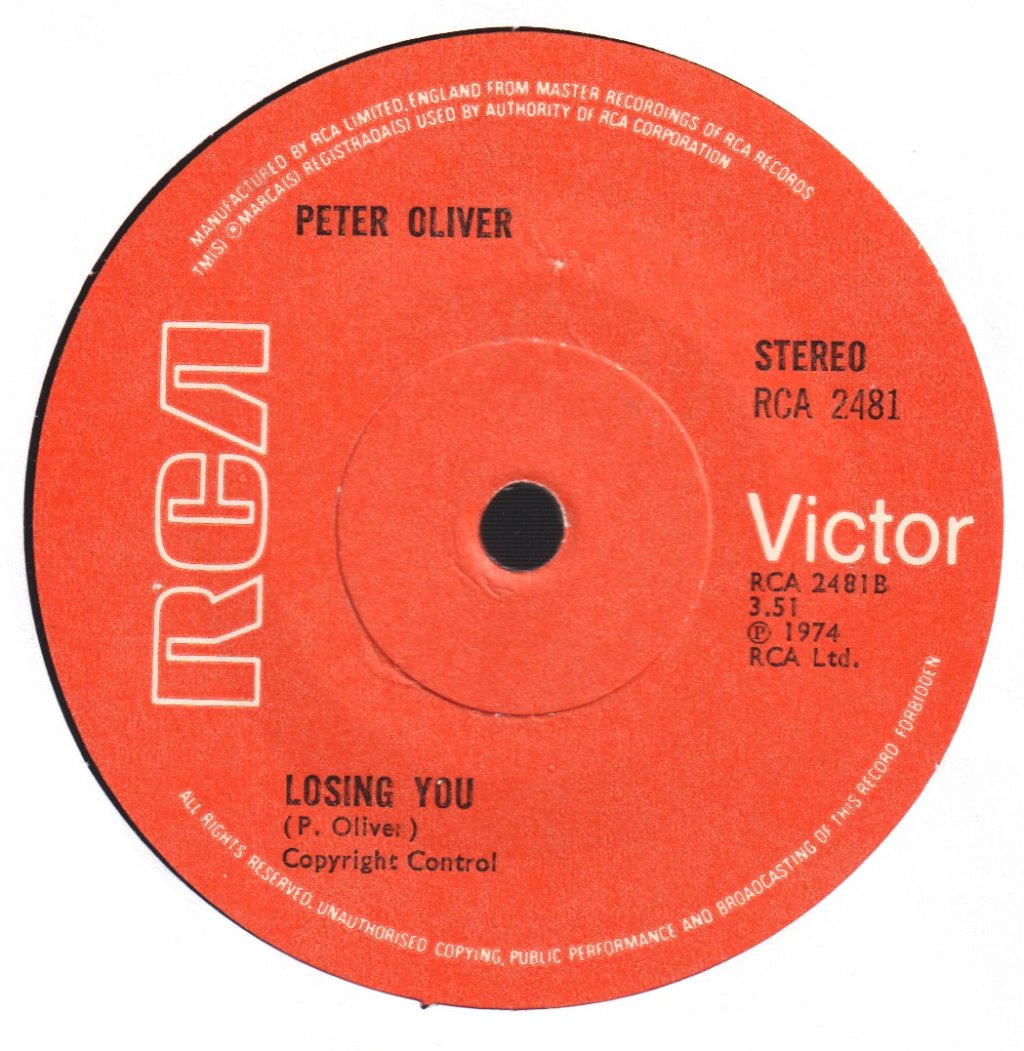Peter Oliver - Lovin' You Is Killin' Me - 7 Inch