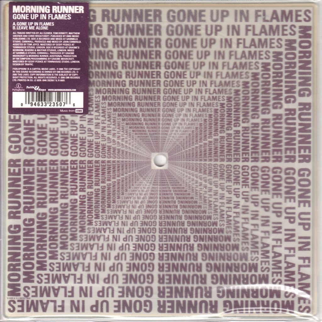 Morning Runner - Gone Up In Flames - 7 Inch
