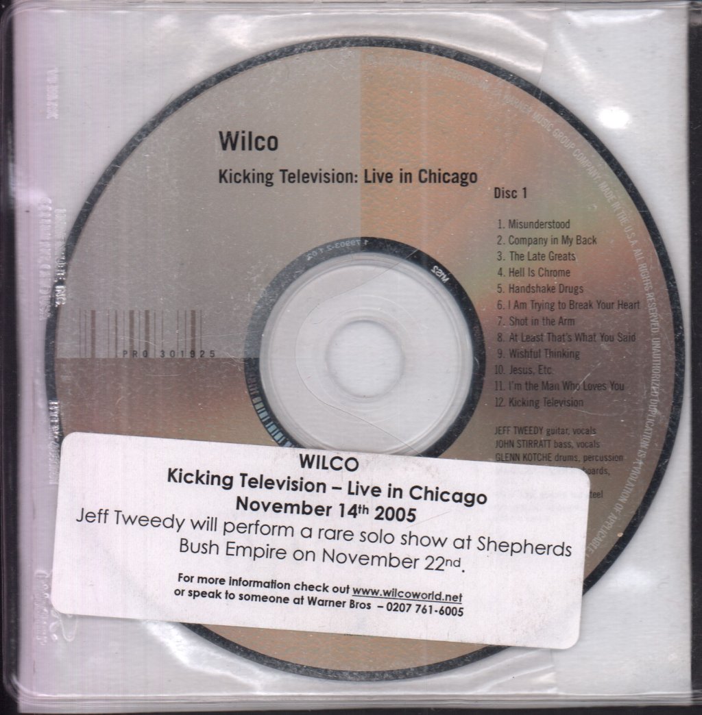 Wilco - Kicking Television: Live In Chicago - Cd
