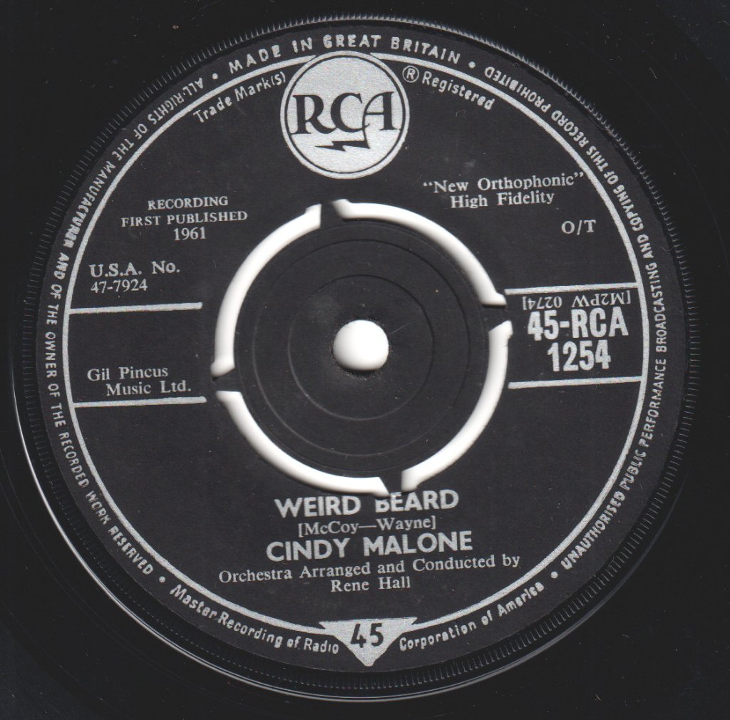 Cindy Malone - Weird Beard - 7 Inch